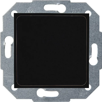 Kopp blindplaat - HK07 mat zwart