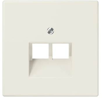 Jung afdekplaat UAE 2V  - LS990 creme