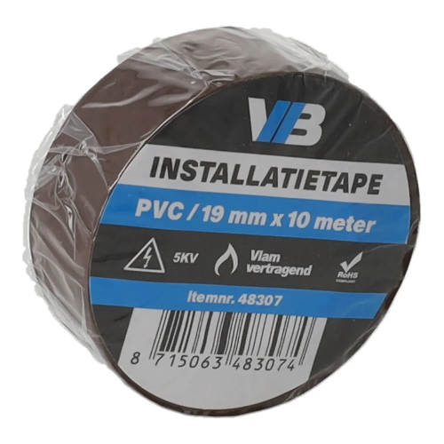 VCB installatie tape bruin