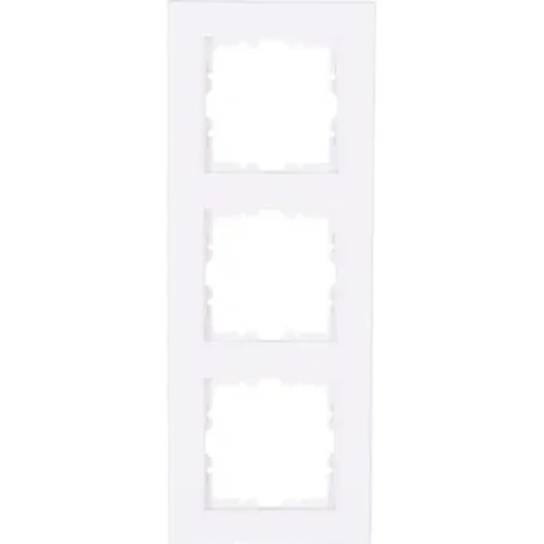 Kopp afdekraam 3V - HK07 mat wit