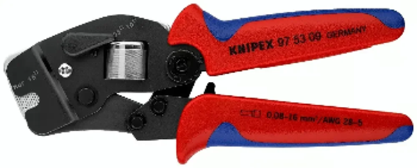 Knipex krimptang adereindhulzen 0,08-16mm² voorinvoer zelfinstelling