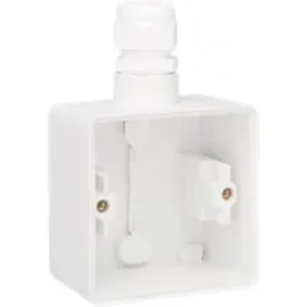 Niko Hydro 1V opbouwdoos met 1xM20 wartel wit