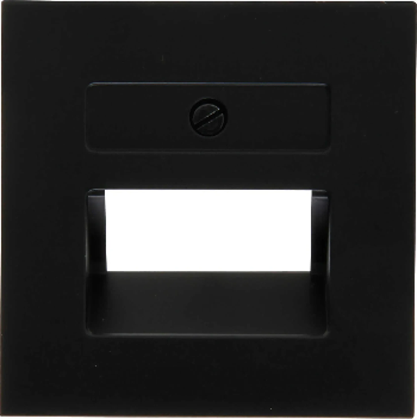 Kopp afdekplaat UAE - HK07 mat zwart