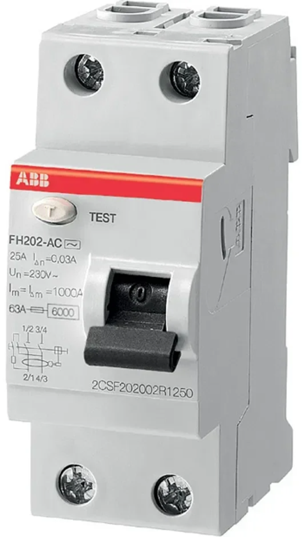 ABB aardlekschakelaar 30mA 2P