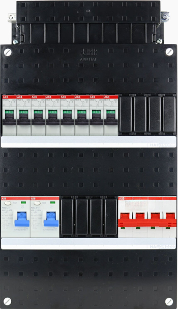ABB 3-fase groepenkast SN201 220x330 8 groepen