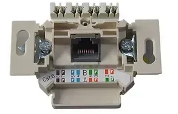 Jung UAE/UPO 1V CAT5e + CAT6 - basiselement