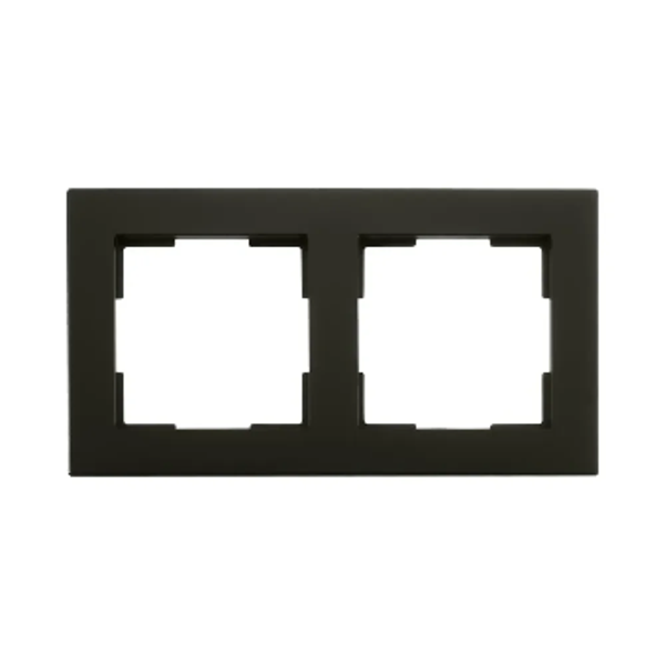 Ion afdekraam 2V - V1 mat zwart