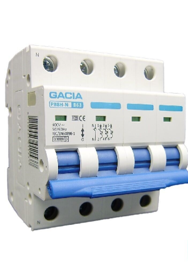 Gacia/SEP installatieautomaat C-karak 3P+N