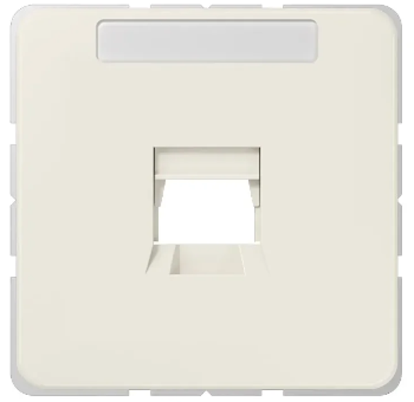Jung afdekplaat modular jack 1V - CD500 creme