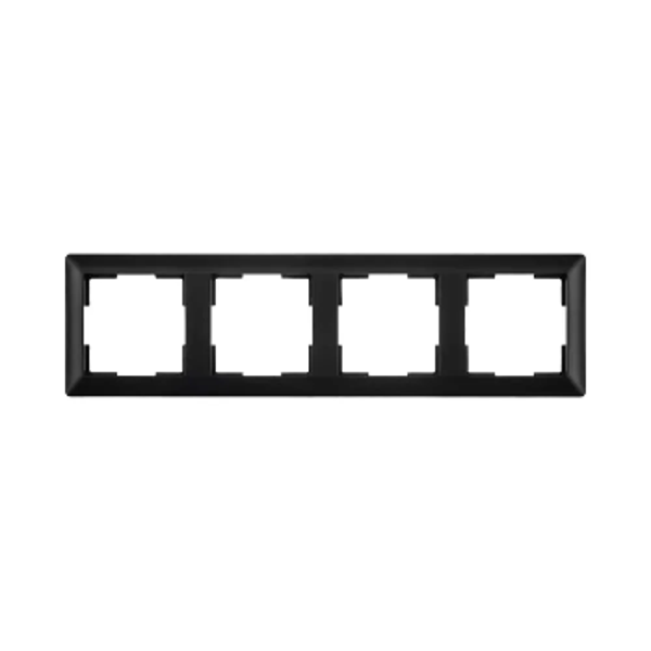 Ion afdekraam 4V - J1 mat zwart