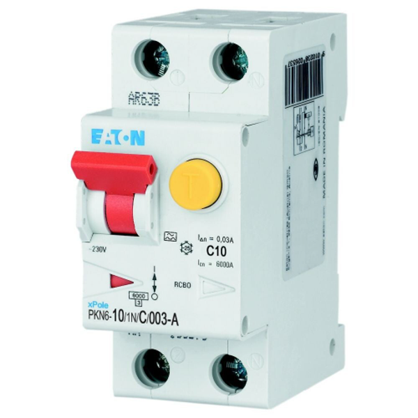 Eaton aardlekautomaat C-karak 30mA 1P+N