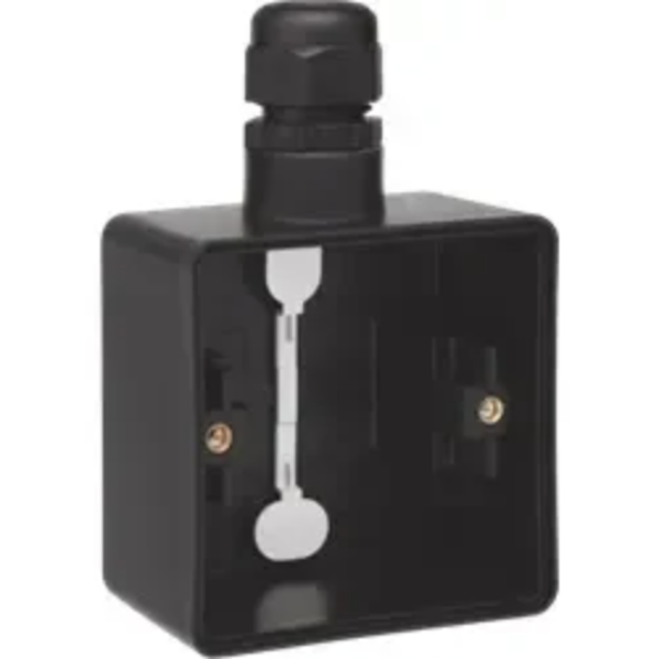 Niko Hydro 1V opbouwdoos met 1xM20 wartel zwart