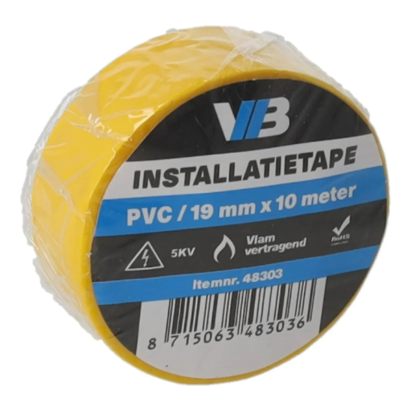 VCB installatie tape geel