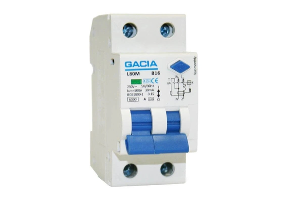 Gacia aardlekautomaat C-karak 30mA 1P+N