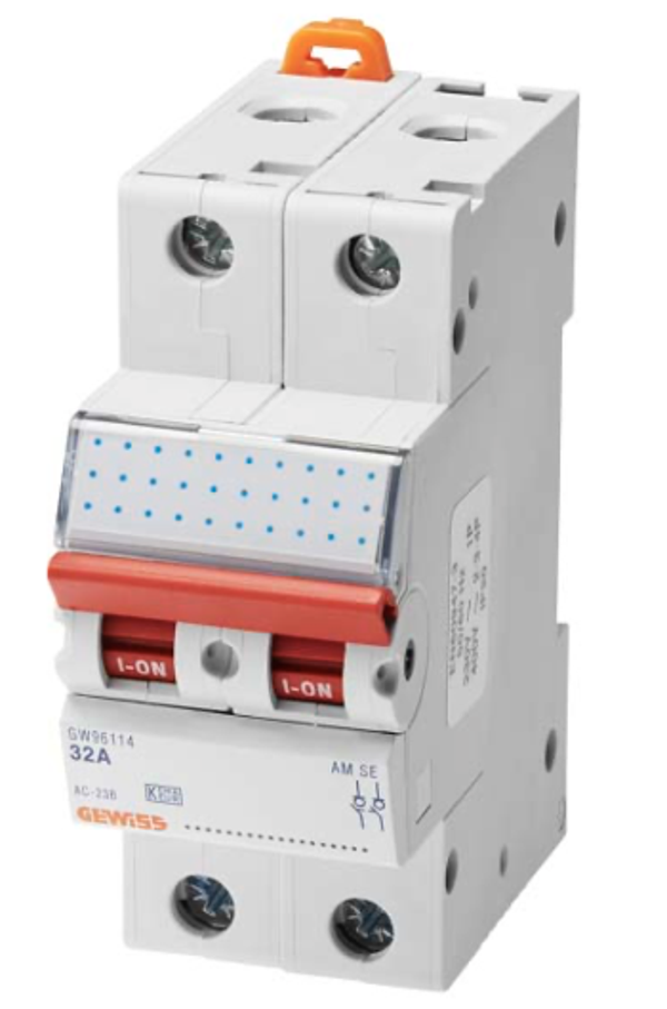 Gewiss hoofdschakelaar 40A 2P