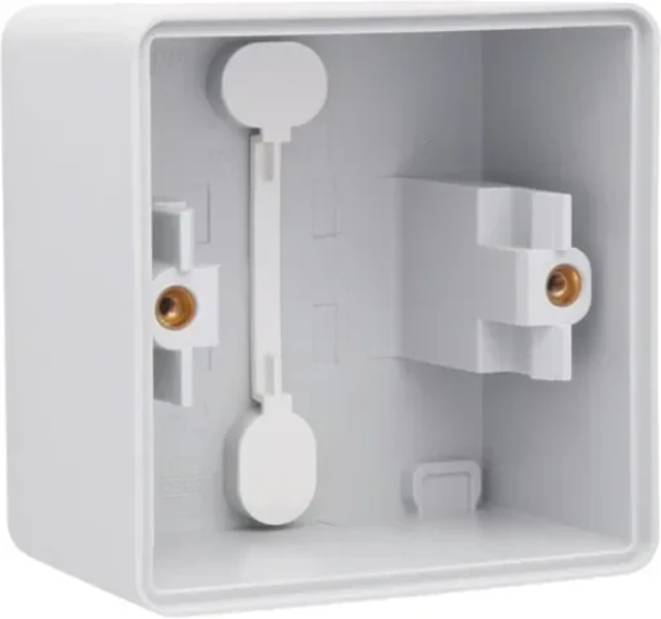 Niko Hydro 1V opbouwdoos met 2x soepele ingang grijs