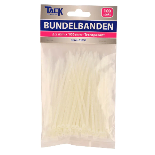 Tack bundelband 4,5mm, 100 stuks