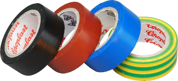 Kopp installatie tape bruin+blauw+zwart+groen/geel