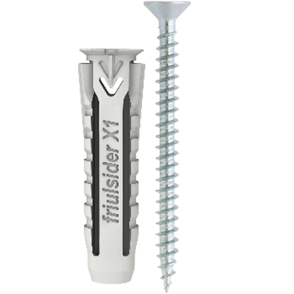 Fischer universeelplug 10mm + spaanplaatschroef