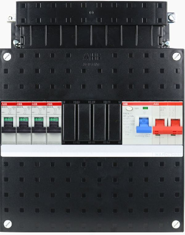 ABB 1-fase groepenkast SN201 220x220  4 groepen