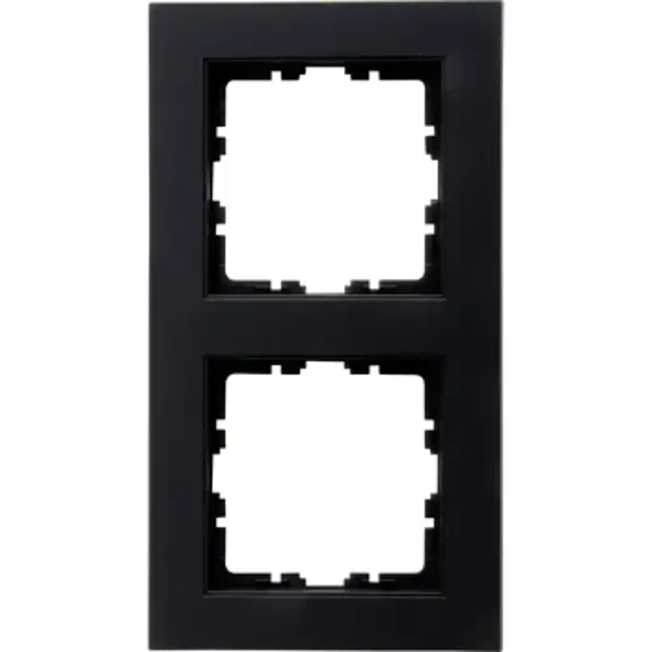 Kopp afdekraam 2V - HK07 mat zwart