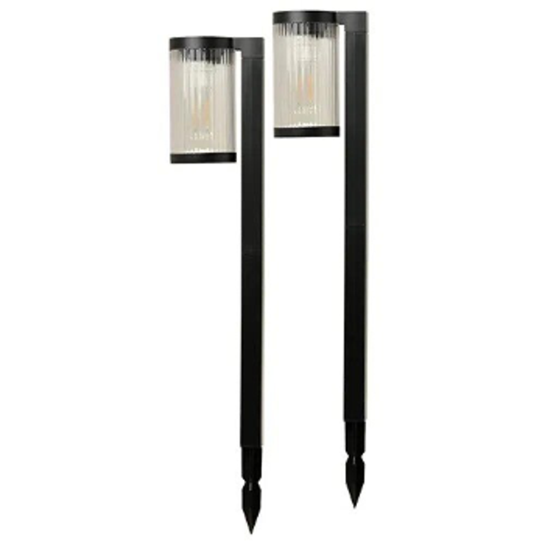 Interlight solar tuinlataarn - 2 stuks