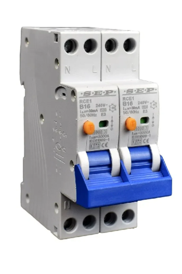 Gacia/SEP kookgroep aardlekautomaat 2xB-karak 2x1P+N