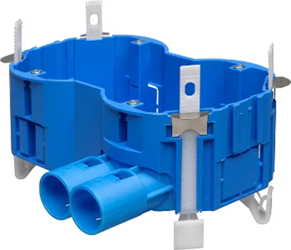 ABB inbouwdoos hollewand dubbel 50mm HW52-F