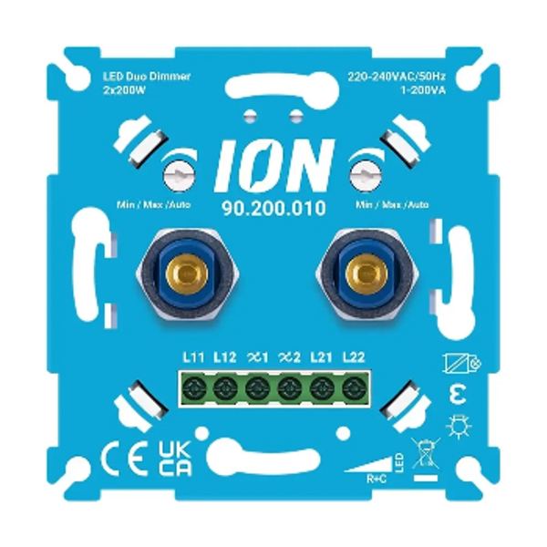 Ion LED duo dimmer 2x200W