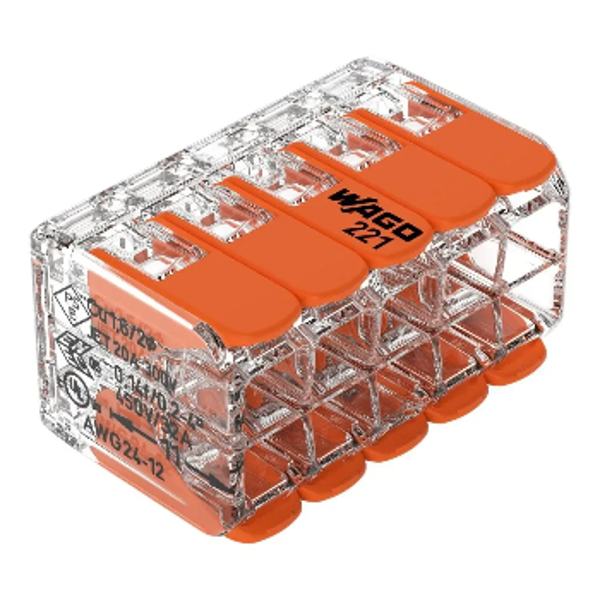 Wago 10V verbindingsklem soepel tot 4mm²
