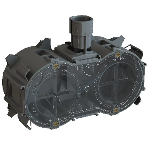 Attema inbouwdoos dubbel UD50