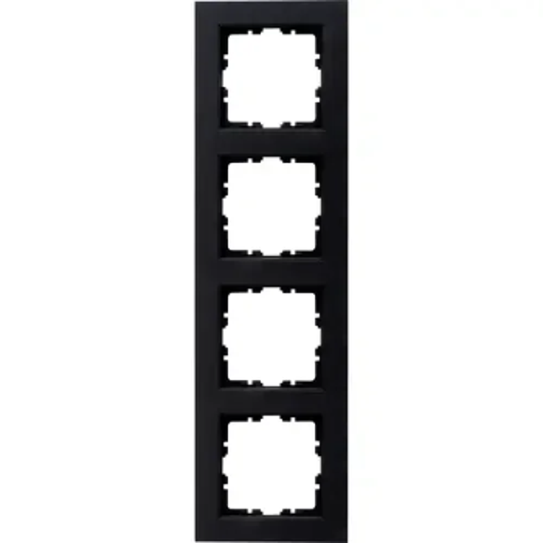 Kopp afdekraam 4V - HK07 mat zwart