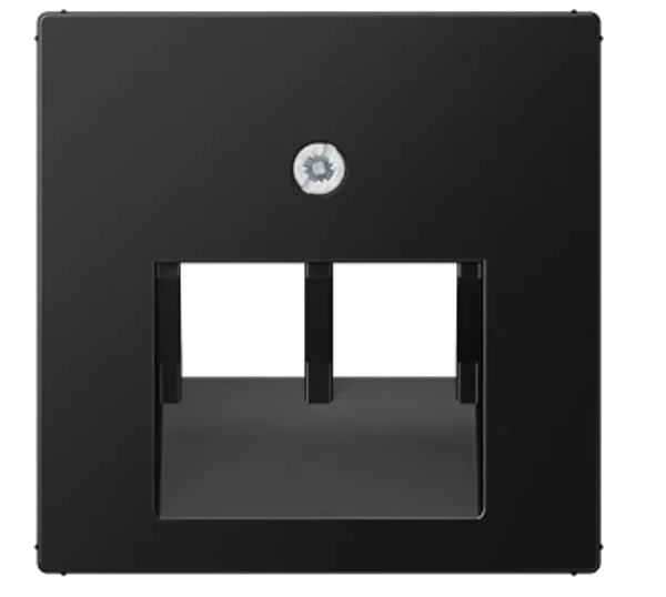 Jung afdekplaat UAE 2V  - A550 mat zwart