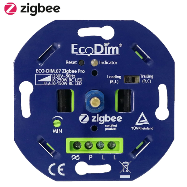 Eco zigbee led dimmer pro druk/draai 250W