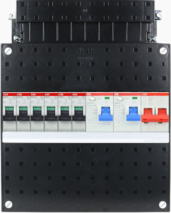 ABB 1-fase groepenkast SN201 220x220 6 groepen