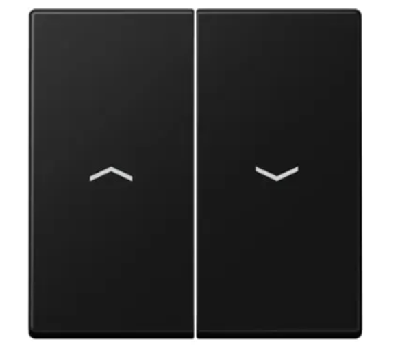 Jung schakelwip jaloezie met pijlsymbolen - A550 mat zwart