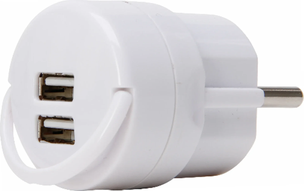 Kopp USB stekkerlader 2-voudig 2,1A