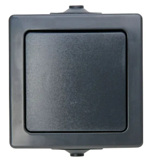 Kopp spatwaterdicht wisselschakelaar - Nautic antraciet