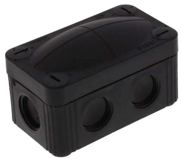 Wiska kabeldoos 85x49x51mm zwart