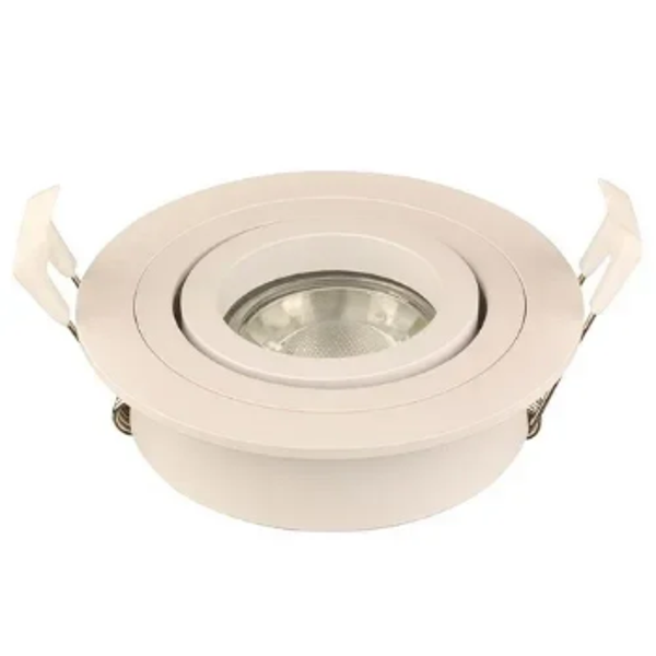 Nova inbouwspot rond kantelbaar wit