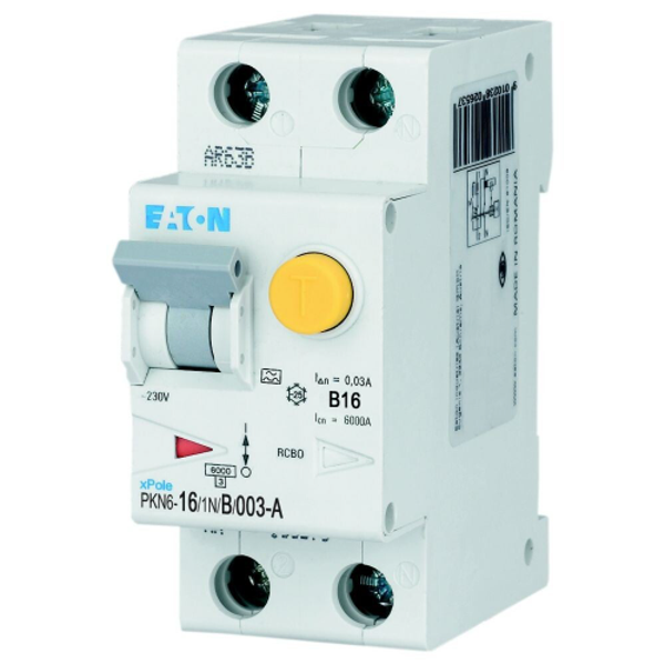 Eaton aardlekautomaat C-karak 300mA 1P+N