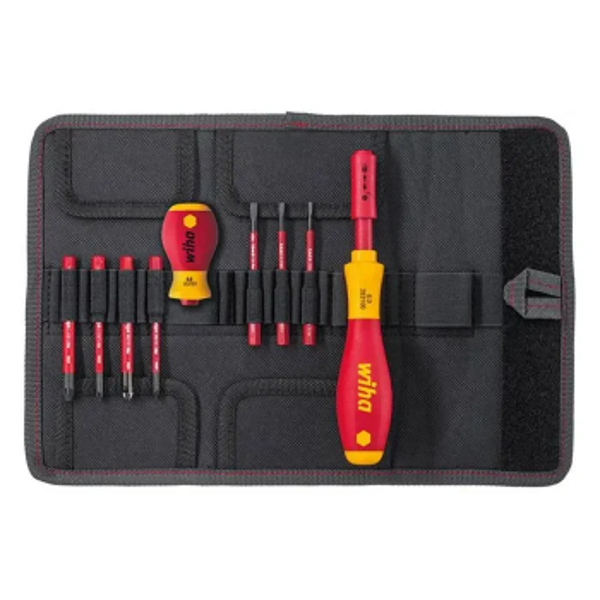 Wiha schroevendraaierset bithouder 7 slimbits