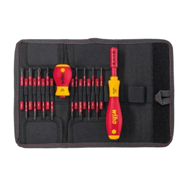 Wiha schroevendraaierset bithouder 16 slimbits