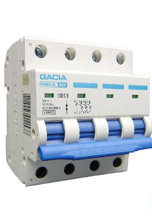 Gacia/SEP installatieautomaat B-karak 3P+N