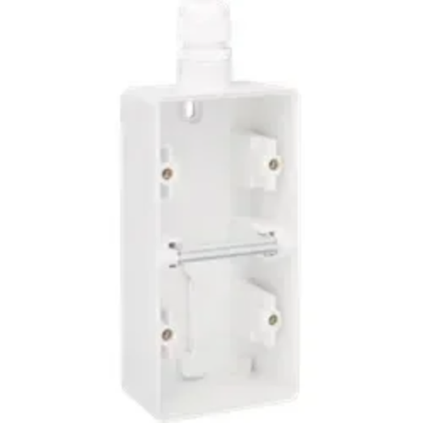 Niko Hydro 2V opbouwdoos verticaal met 1xM20 wartel wit