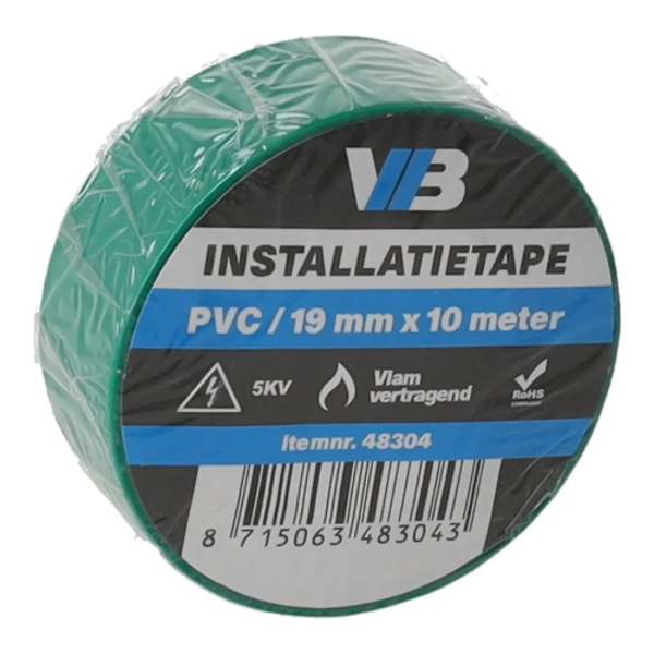 VCB installatie tape groen