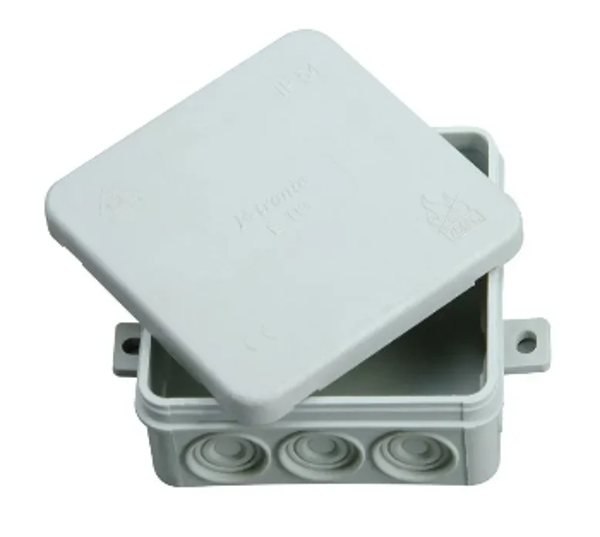 Kopp kabeldoos IP65 102x102x56mm met 3 wartels M20