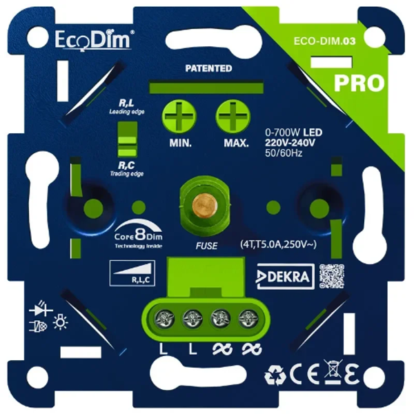 Eco Pro led dimmer universeel 700W fase aan- en afsnijding