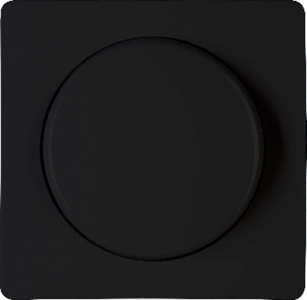 Kopp afdekplaat dimmerknop  -  HK05 mat zwart