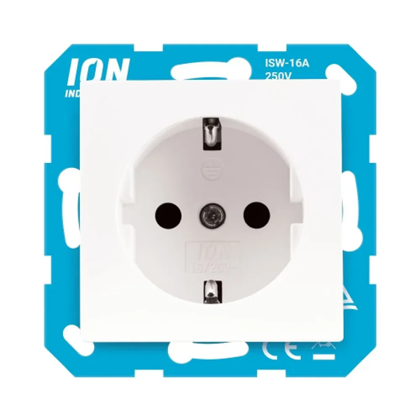 Ion wcd met randaarde V1/J1 - aplin wit